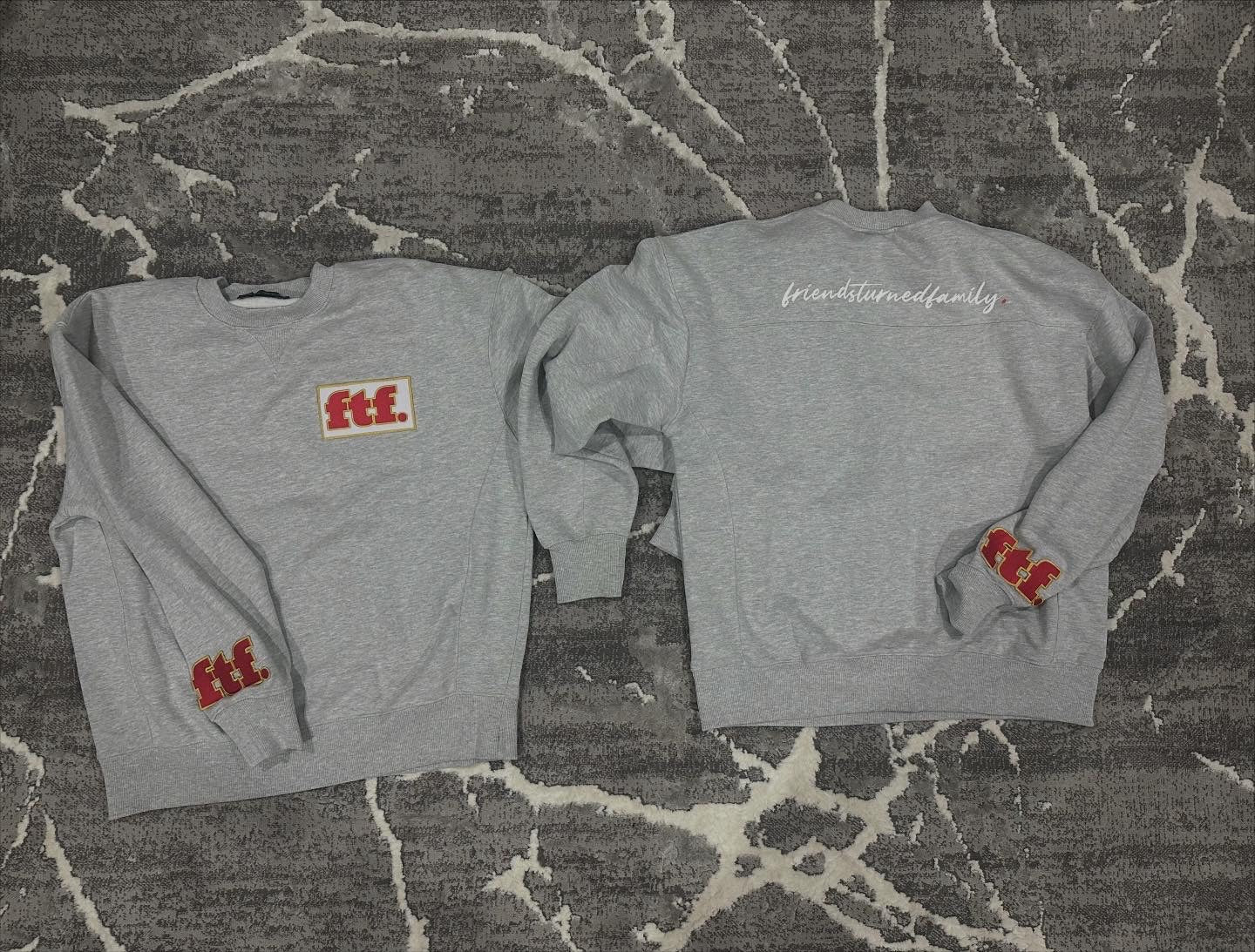 Heather Grey ftf. Crewneck