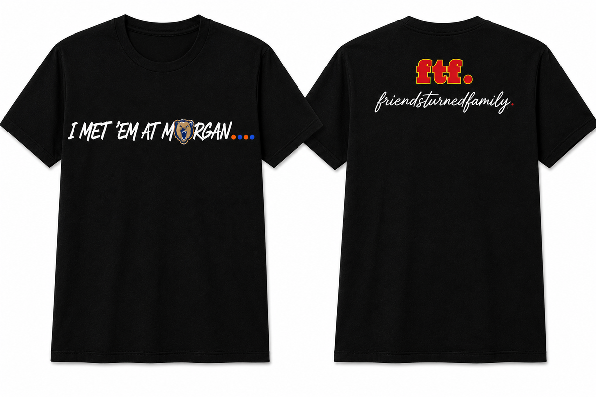 The "I MET 'EM at MORGAN" short sleeve T-Shirt